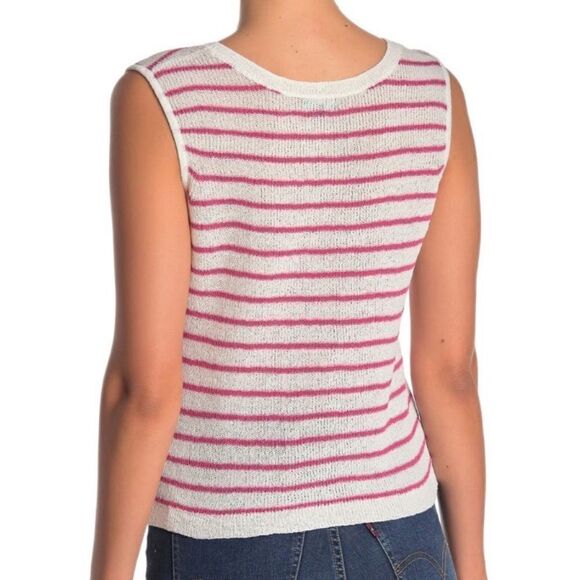 SPLENDID - Striped Twist Hem Tank - Picture 2 of 7